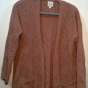 Cozy Dusty Rose Cardigan/Sweater